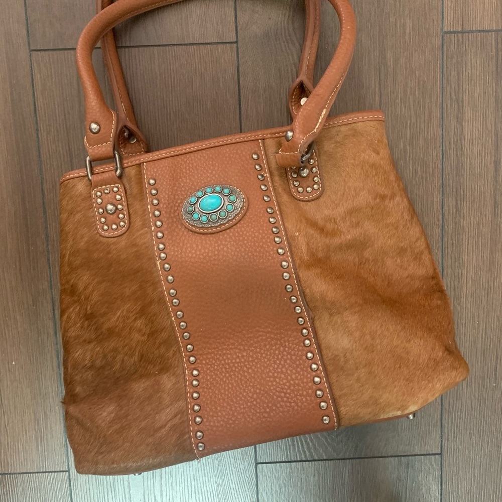 Trinity Ranch Hide Purse
